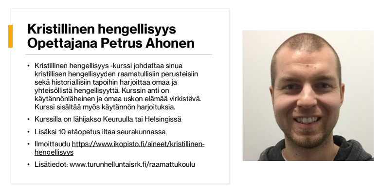 Kristillinen hengellisyys (IMIN170)