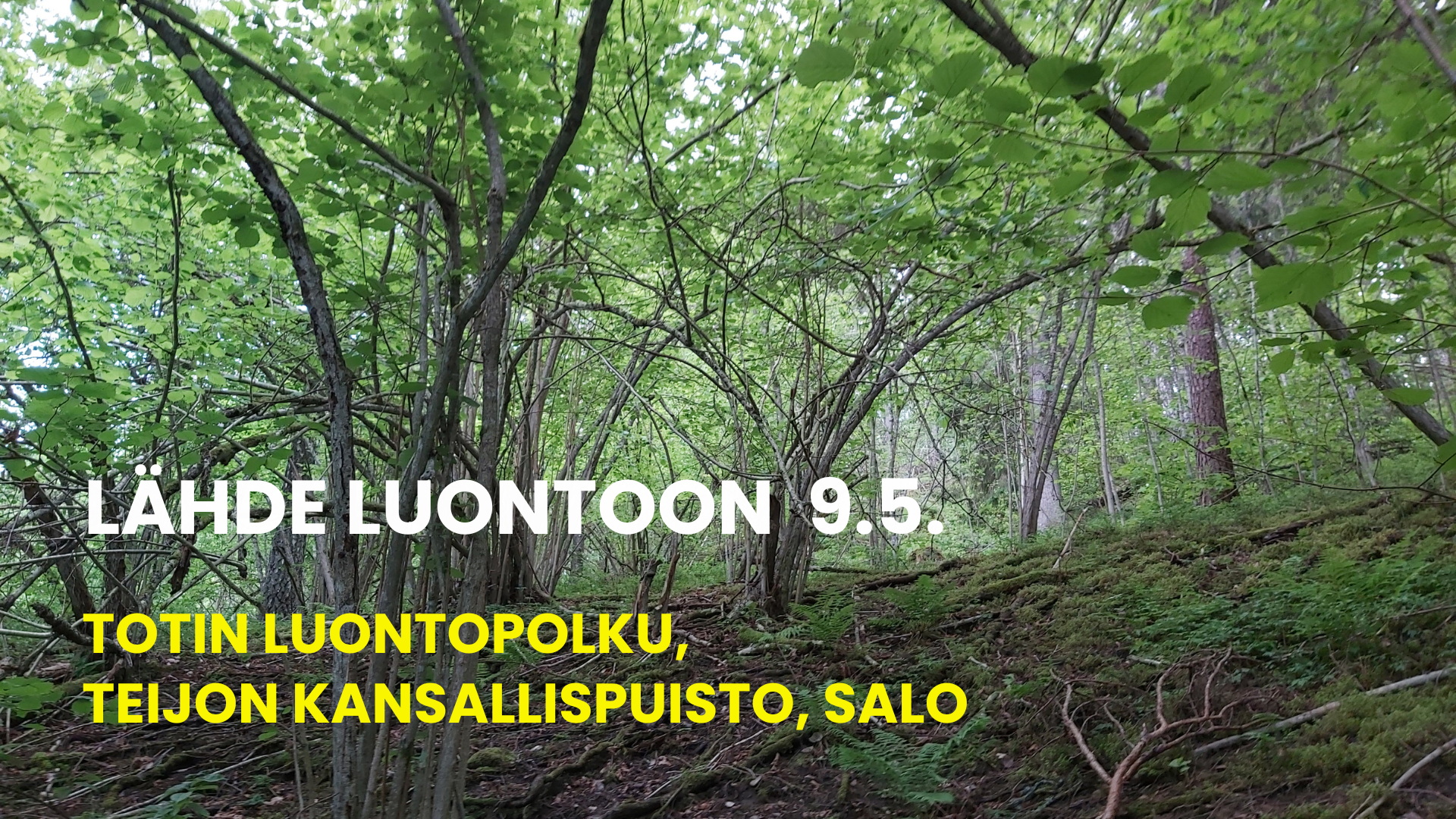 LÄHDE LUONTOON 9.5.26