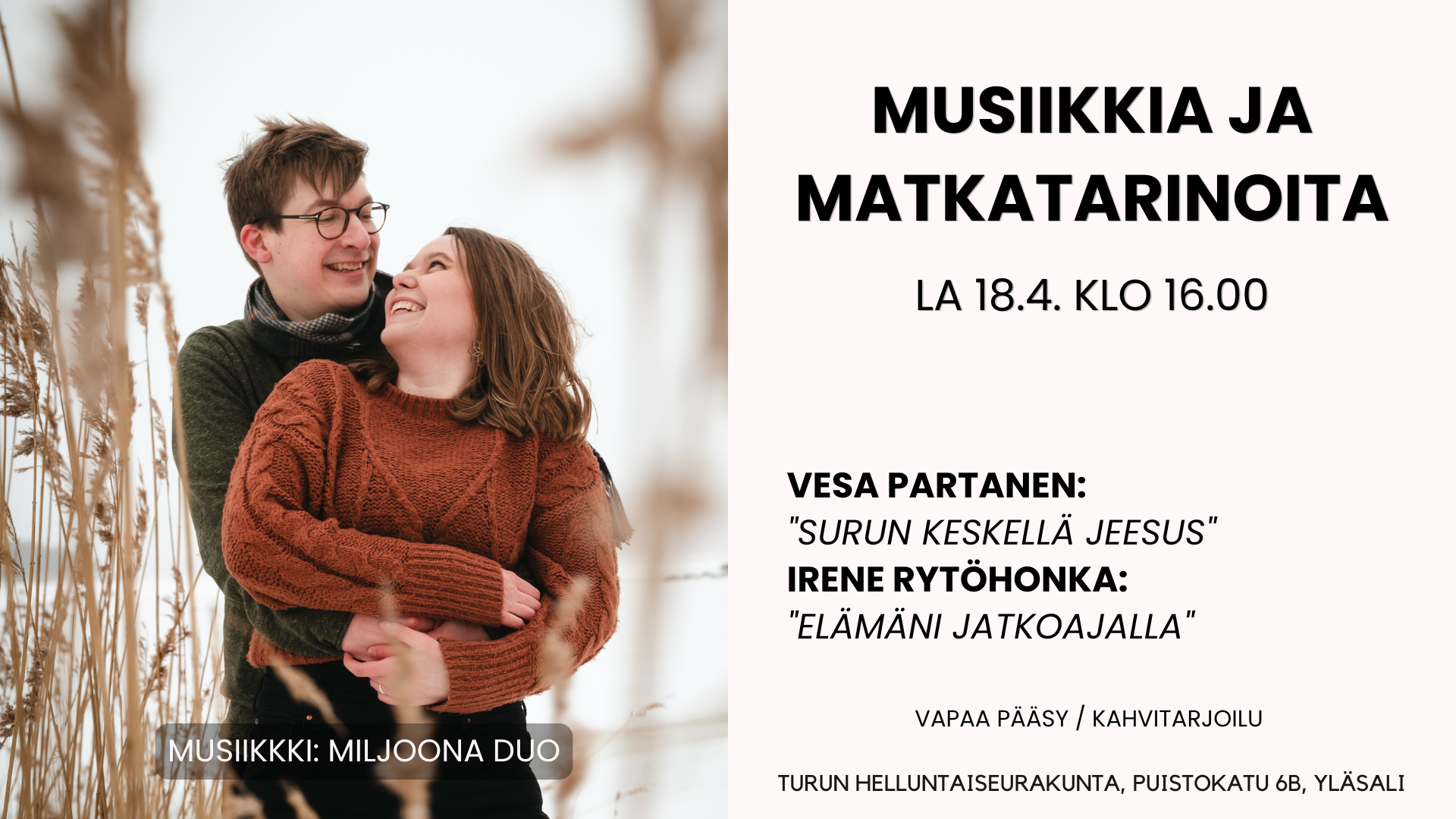 Musiikkia ja matkatarinoita 1842026 tykitys
