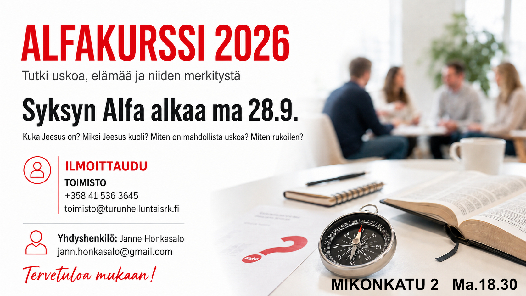 Alfa kurssi syk2026 skriini